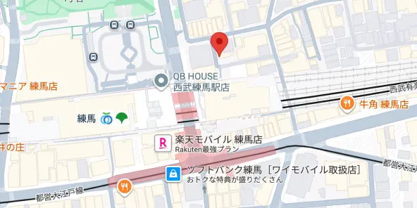 練馬教室周辺の地図