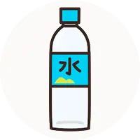 ペットボトルの水のイラスト